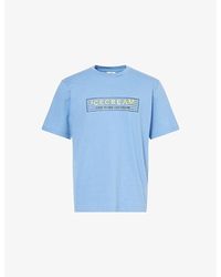 ICECREAM - Nice To See You Crewneck Cotton-Jersey T-Shirt - Lyst