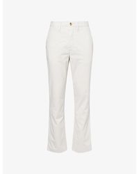 GANT - Regular-Fit Straight-Leg Cotton Chino Trousers - Lyst