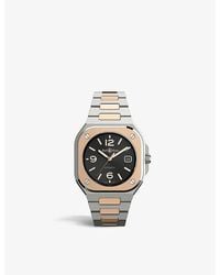 Bell & Ross - Br05a-bl-stpg/ssg Stainless Steel And 18ct Rose-gold Automatic Watch - Lyst