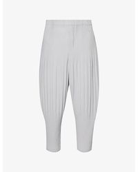 Homme Plissé Issey Miyake - Basic Pleated Tapered-leg Knitted Trouser - Lyst