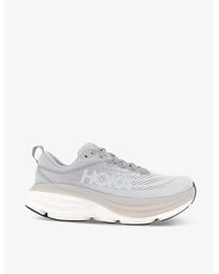 Hoka One One - Bondi 8 Lightweight Recycled-polyester-blend Low-top Trainers - Lyst