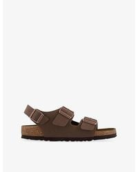 Birkenstock - Milano Buckle-Embellished Faux-Leather Sandals - Lyst