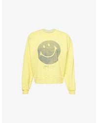 Mother - The Drop Square Embossed-Graphic-Print Cotton-Jersey Sweatshirt - Lyst