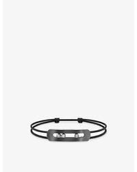 Messika - Move Large Titanium And 0.44Ct Diamond Cord Bracelet - Lyst