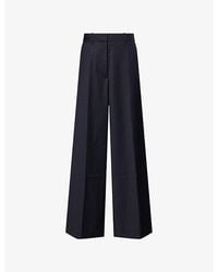 Camilla & Marc - Orban Wide-Leg Wool-Blend Trousers - Lyst