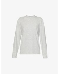 Skims - Boyfriend Oversized Stretch-jersey T-shirt - Lyst