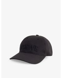 Loewe - Brand-Embroidered Cotton Cap - Lyst