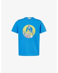 JW Anderson - Gardener Graphic-Print Cotton T-Shirt - Lyst