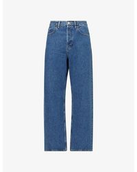 FRAME - Baggy Wide-Leg Denim Jeans - Lyst