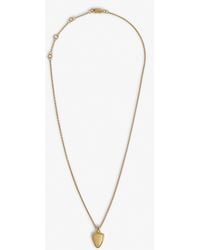 Dominic Jones Tooth 18ct Yellow Gold Vermeil-plated Recycled Sterling Silver Necklace - Metallic