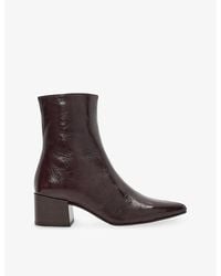 Dune - Pami Leather Heeled Ankle Boots - Lyst