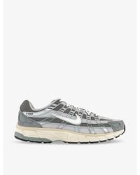 Nike - P-6000 Chunky-Sole Leather And Mesh Low-Top Trainers - Lyst
