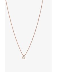 Ted Baker - Sininaa Crystal And Brass Necklace - Lyst