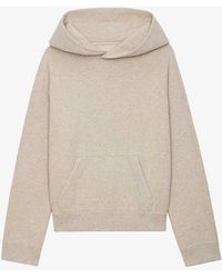 Zadig & Voltaire - Georgy Graphic-print Relaxed-fit Cotton Hoody - Lyst