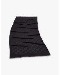 BVLGARI - Calla Maxi Silk And Wool-Blend Stole - Lyst