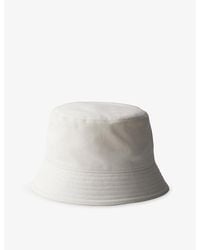 Prada - Drill Logo-Embroidered Cotton-Twill Cap - Lyst