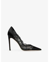 Jimmy Choo - Brigitte 100 Lace Pumps - Lyst