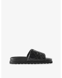 Zadig & Voltaire - Teddy Patent-Leather Slides - Lyst
