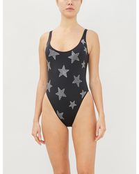 Stella McCartney Stud-embellished Swimsuit - Black