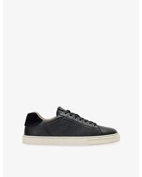 AllSaints - Tucker Low Top Leather Trainers - Lyst