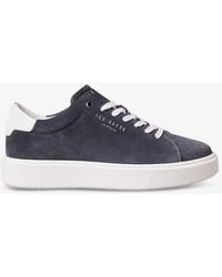 Ted Baker - Breyons Logo-print Suede Low-top Trainers - Lyst