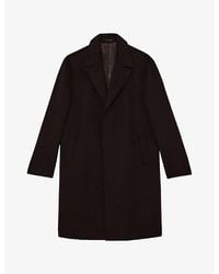 Reiss - Squire Single-Breasted Wool-Blend Overcoat - Lyst