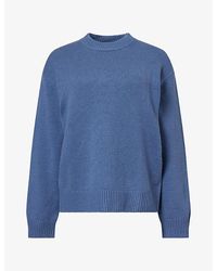 Rails - Helly Round-Neck Wool, Cotton And Cashmere Jumper - Lyst