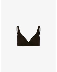 Hanro - Sensation Soft Cup Stretch-Cotton Bra - Lyst