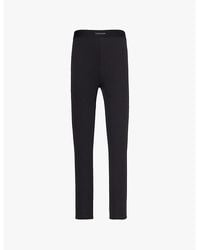 Calvin Klein - Logo-Waistband Ribbed Stretch-Cotton Lounge Leggings - Lyst