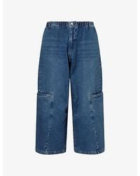 Seventh - Saygo Drawstring-Waist Denim Jeans - Lyst