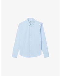 Sandro - Classic Long-Sleeve Cotton-Blend Shirt - Lyst