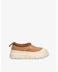 UGG - Tasman Weather Logo-Embossed Suede Slippers - Lyst