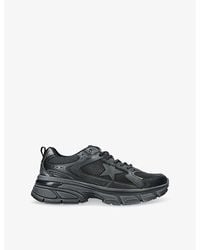 Golden Goose - Lightstar Leather And Mesh Low-Top Trainers - Lyst