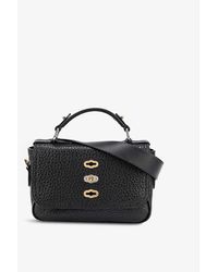 Mulberry Womens Black Bryn Grained-leather Cross-body Bag