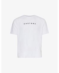 Castore - Brand-print Panelled Stretch-woven T-shirt Xx - Lyst