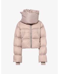 Rick Owens - Funnel-Neck Nylon-Down Jacket - Lyst