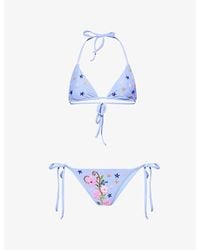 Oceanus - Coral Star Hand-Beaded Bikini Set - Lyst