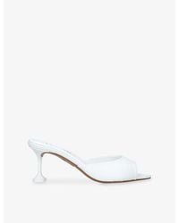 Aquazzura - Bisous 65 Leather Mules - Lyst