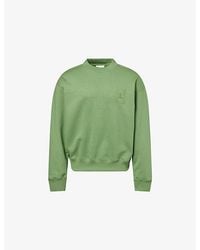 Lacoste - Tennis Court Embroidered-Logo Cotton-Blend Sweatshirt - Lyst