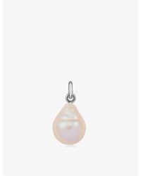 Monica Vinader - Nura And Baroque Pearl Charm - Lyst