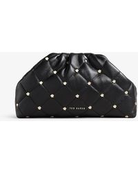 ted baker aretha woven clutch