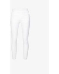 Spanx - Jean-ish Mid-rise Stretch Cotton-blend leggings X - Lyst