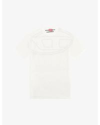 DIESEL - t-boggy Logo-print Short-sleeve Cotton T-shirt X - Lyst