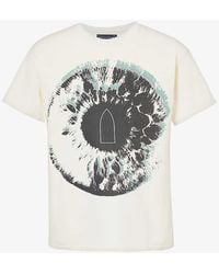 Who Decides War - Eye Graphic-print Cotton-jersey T-shirt X - Lyst