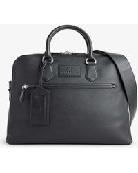 Polo Ralph Lauren - Business Logo-patch Leather Briefcase - Lyst