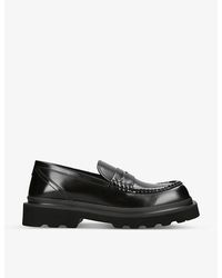 Dolce & Gabbana - City Trek Leather Loafers - Lyst