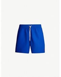 Polo Ralph Lauren - Traveller Logo-Embroidered Swim Shorts - Lyst