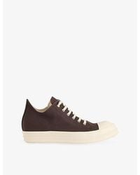 Rick Owens - Low Denim Trainers - Lyst