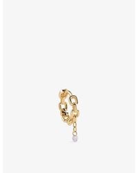 Kismet by Milka - Highway Mini 0.06Ct Diamond Hoop Earring - Lyst