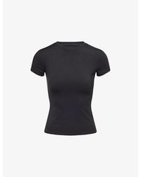 ADANOLA - Ultimate Short-Sleeved Stretch-Woven Top - Lyst